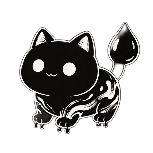 Inksprite, a Living Ink Cat