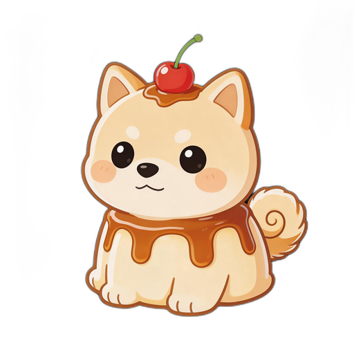 Puddington, a Pudding Shiba