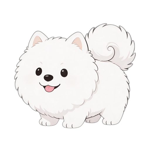Snowpuff, a Samoyed Puppy